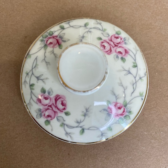 Vtg Bavaria Schumann Teapot and Creamer Pink Roses Gold Trim - Picture 7 of 14